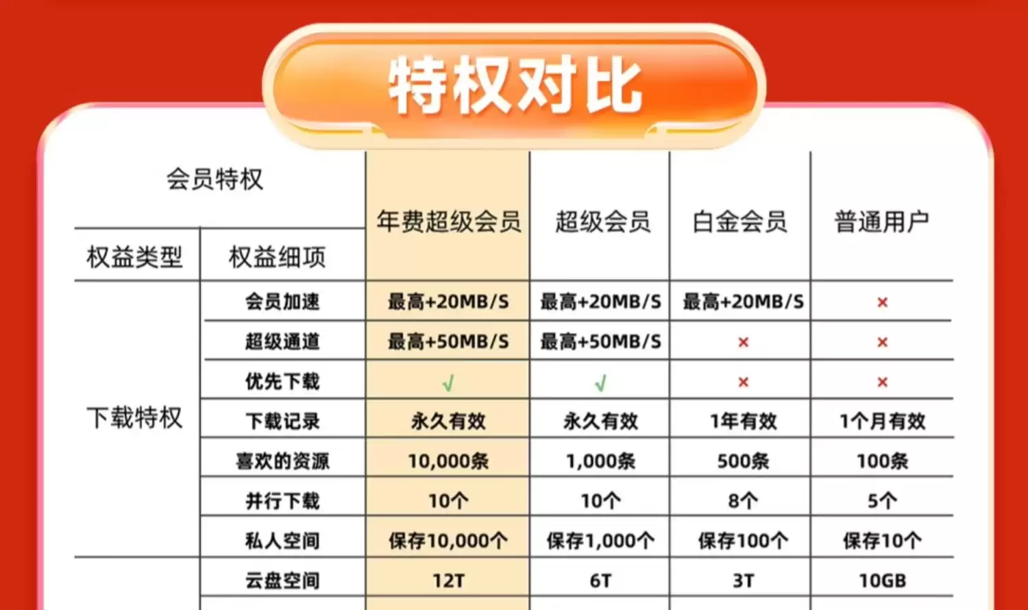 12T 网盘 + 每天 1000 次云添加：迅雷超级会员约 10 元 / 月年货节大促