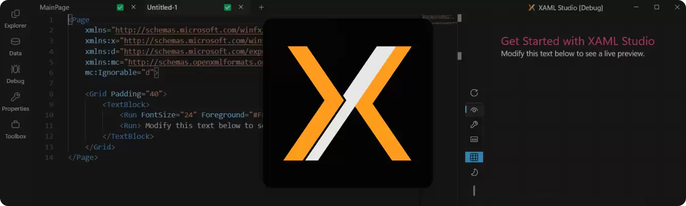 微软开源XAML Studio 1.1支持实时UI预览与调试
