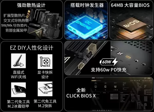 微星MAG X870E ACE MAX战神主板首发5299元 万兆+5G双网口