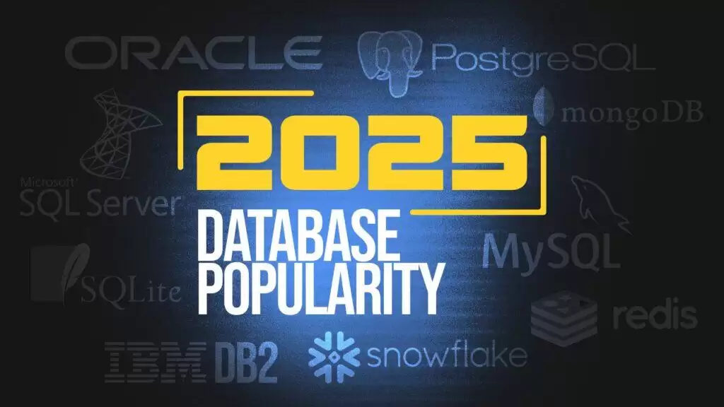 DB-Engines 发布 2025 全球数据库排名:Oracle、MySQL、SQL Server 稳居前三