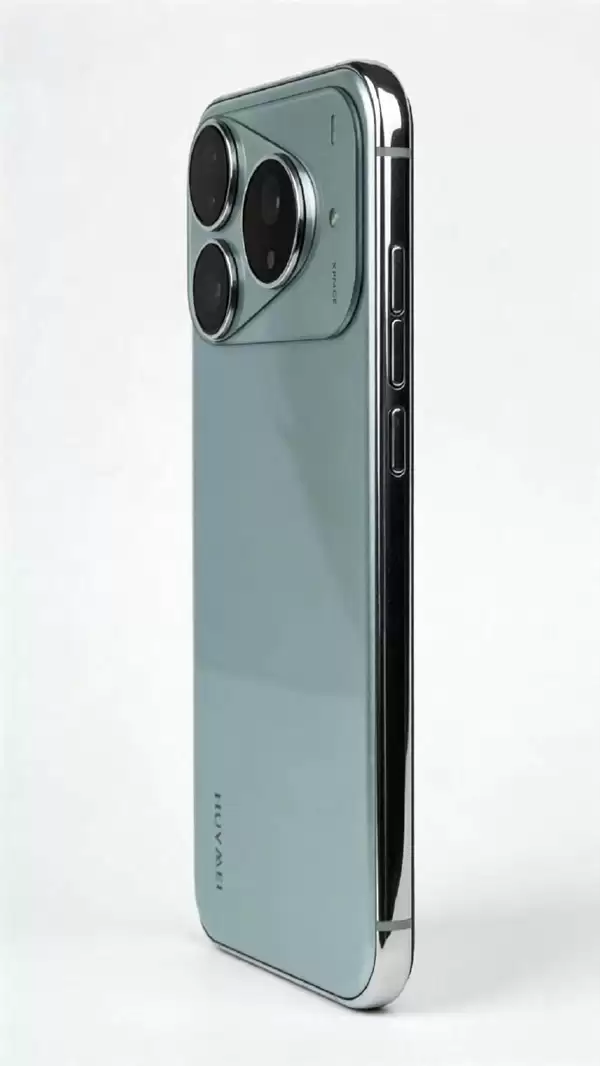 华为Pura 90渲染图曝光：三角形镜头嵌入矩形平台