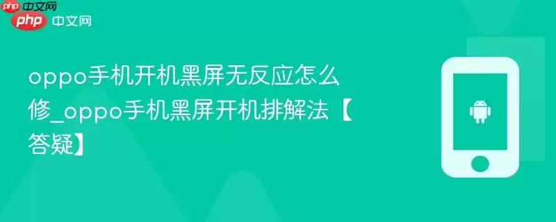 oppo手机开机黑屏无反应怎么修_oppo手机黑屏开机排解法【答疑】