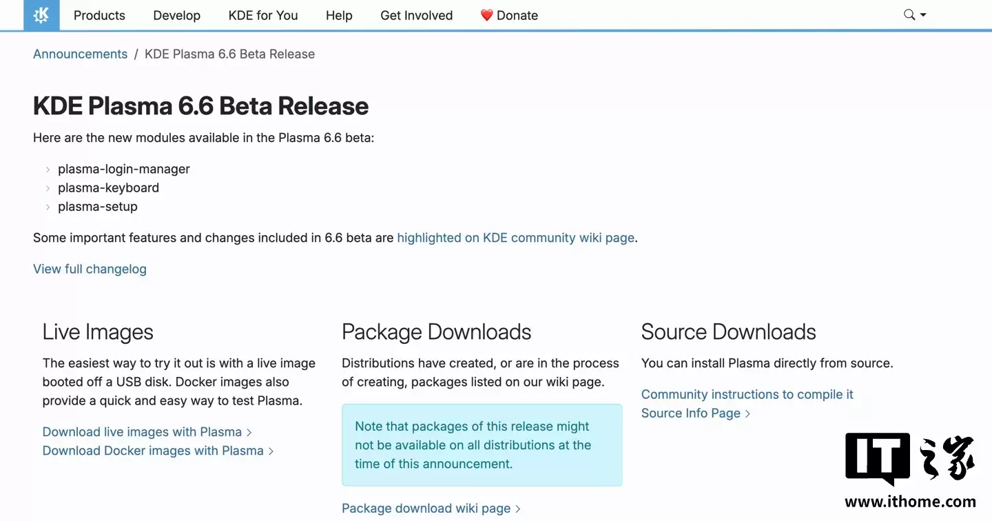 Linux 桌面环境 KDE Plasma 6.6 公测版正式发布:全新登录管理器、多项底层改进