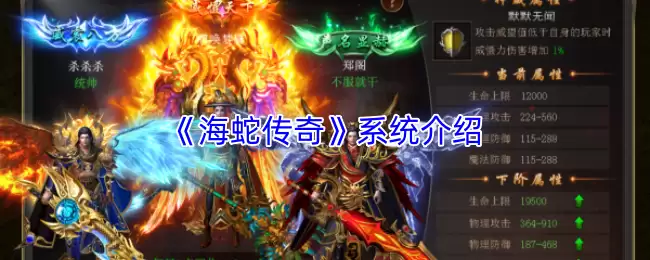 《海蛇传奇》系统介绍