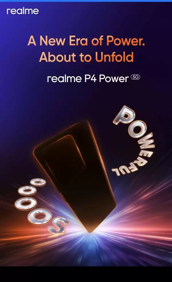 真我首款10000mAh手机来了！真我P4+Power上架：淘汰充电宝