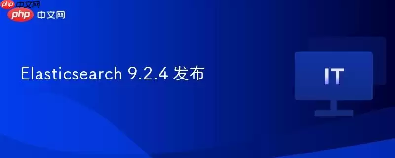 Elasticsearch 9.2.4 发布