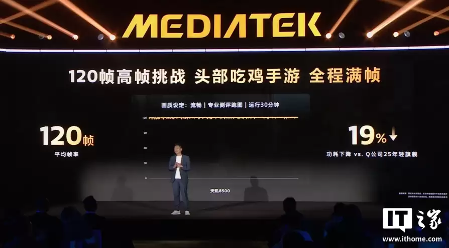 联发科发布天玑 8500 芯片:CPU 提升 7%、GPU 提升 25%