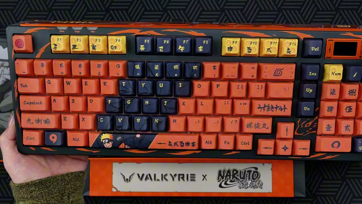 瓦尔基里推出《火影忍者疾风传》联名 VK99 双模磁轴键盘，到手价 594.15 元