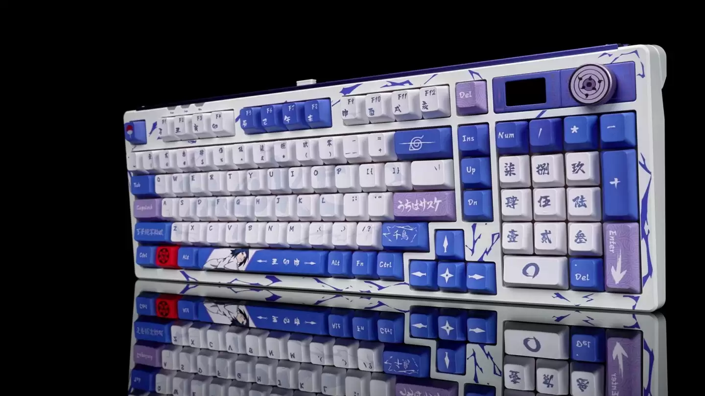瓦尔基里推出《火影忍者疾风传》联名 VK99 双模磁轴键盘，到手价 594.15 元
