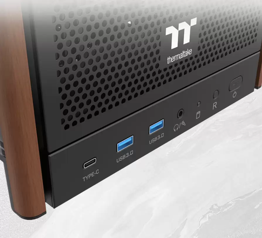 曜越钢炼 S370 WS 机箱上架：木纹装饰前面板、预装 4 把 120mm 风扇，黑白双色均 299 元