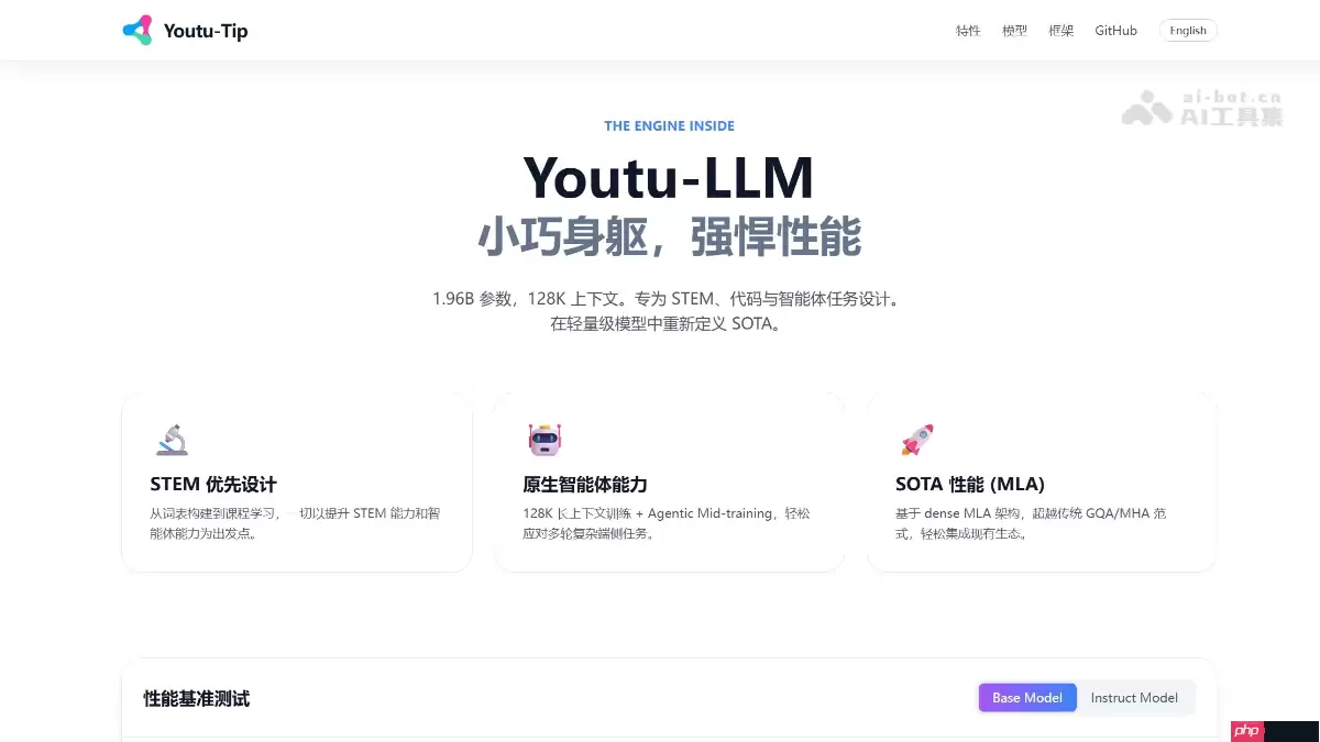 Youtu-LLM— 腾讯Youtu团队开源的轻量级语言模型