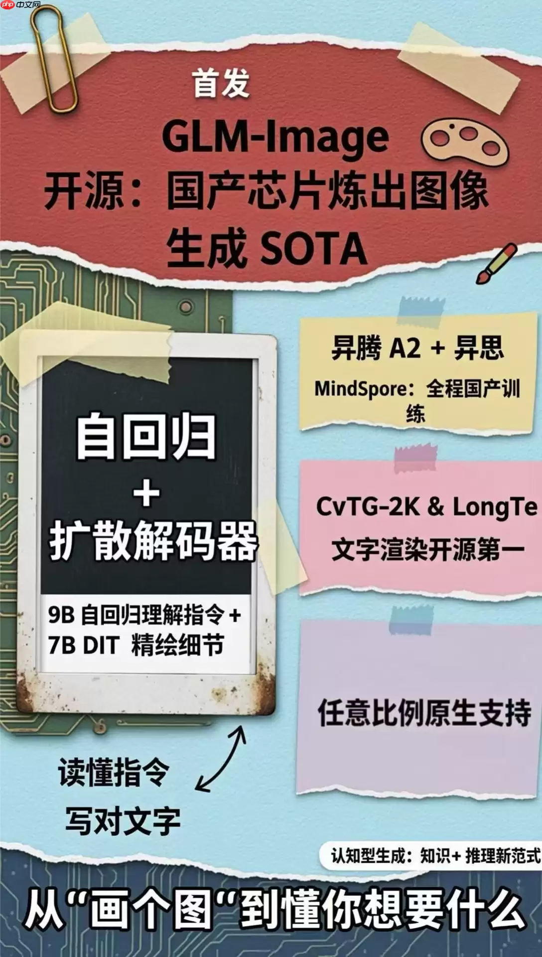 首次!国产芯片全程训练,GLM-Image 登顶 Hugging Face Trending