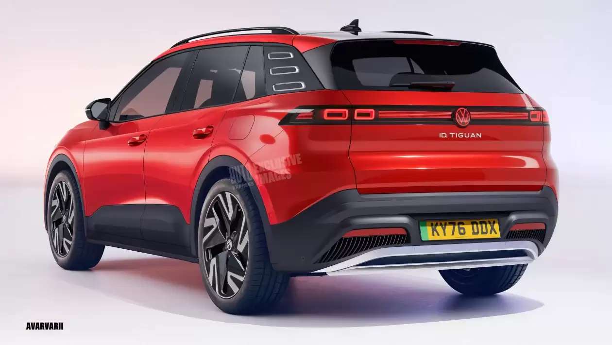 大众 ID. Tiguan 纯电 SUV 路试谍照曝光:内饰回归实体按键、续航超 640 公里