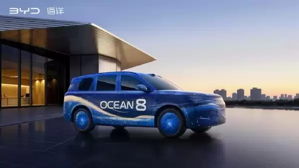 比亚迪双旗舰预告图公布：海豹08轿车+海狮08SUV 网友盛赞审美在线