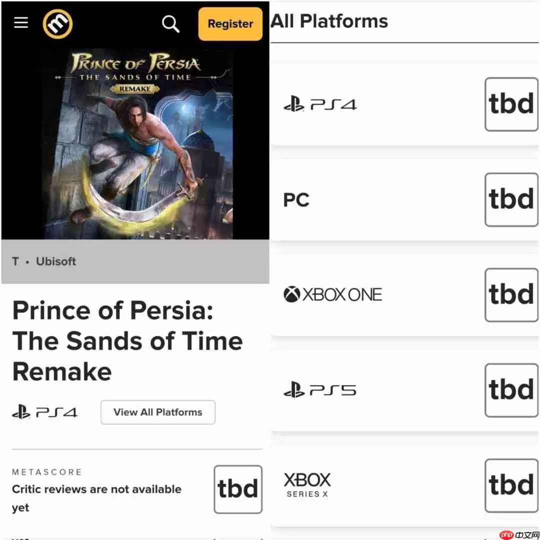 今天发售? 《波斯王子:时之砂》重制版网页更新显端倪