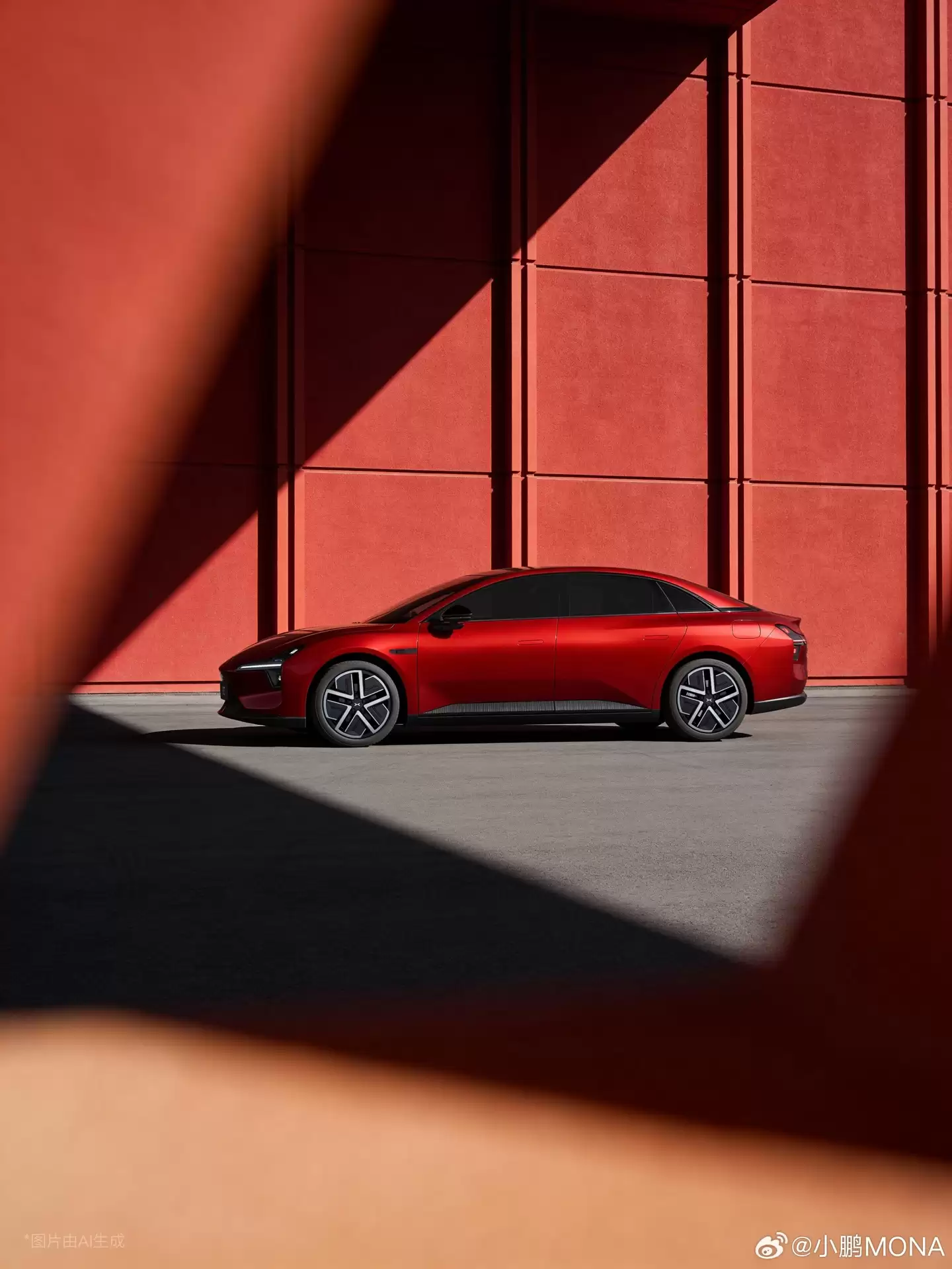 现款 11.98 万-13.98 万元，小鹏 MONA M03 推出官方改色“车厘子红”
