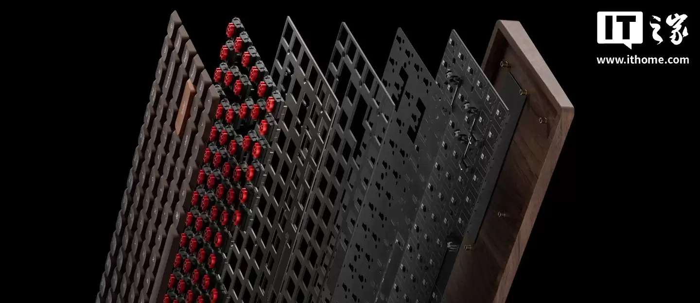 Keychron 海外推出 K3 Max 全木版机械键盘：换用胡桃木外壳、Milk POM 轴体，119.99 美元