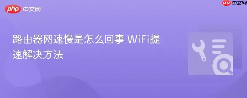 路由器网速慢是怎么回事 WiFi提速解决方法