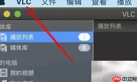 mac VLC如何开启网络元数据访问