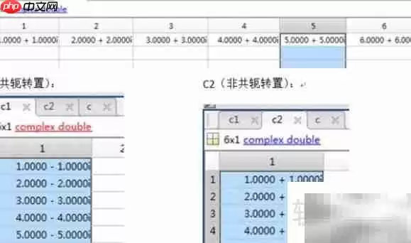 MATLAB复数转实数方法