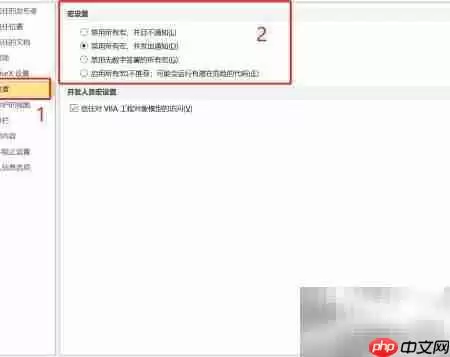 Excel宏设置入门指南