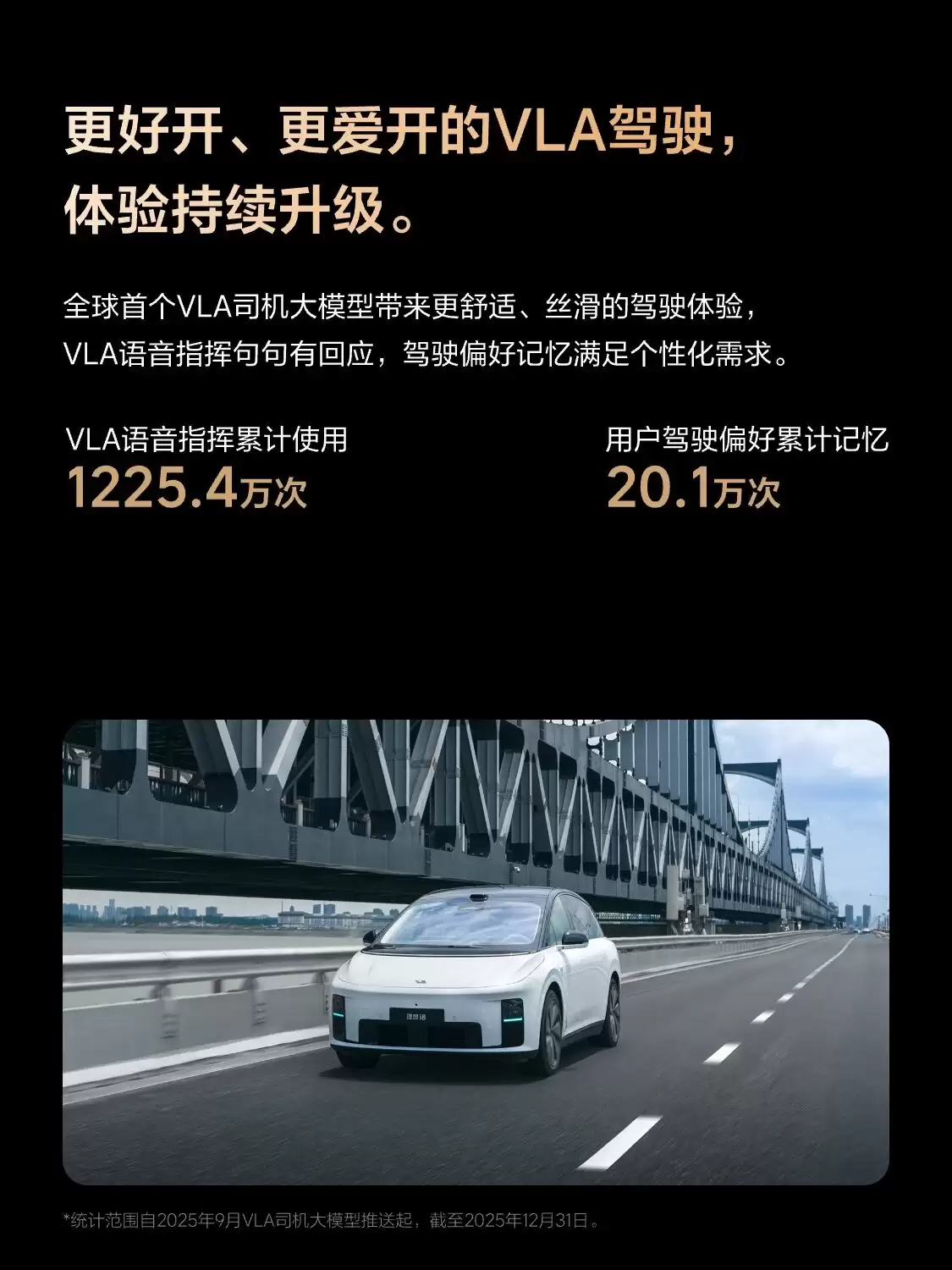 理想辅助驾驶 2025 年出行报告发布：用户活跃率 99.5%、累计行驶超 60 亿公里