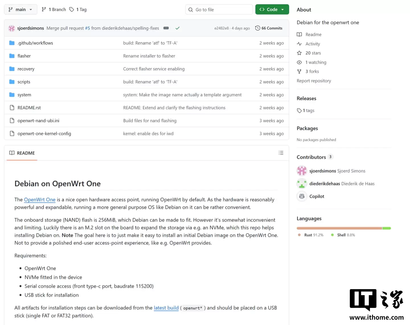 将路由器化身轻量级服务器,OpenWrt One 现已支持安装 Debian 系统