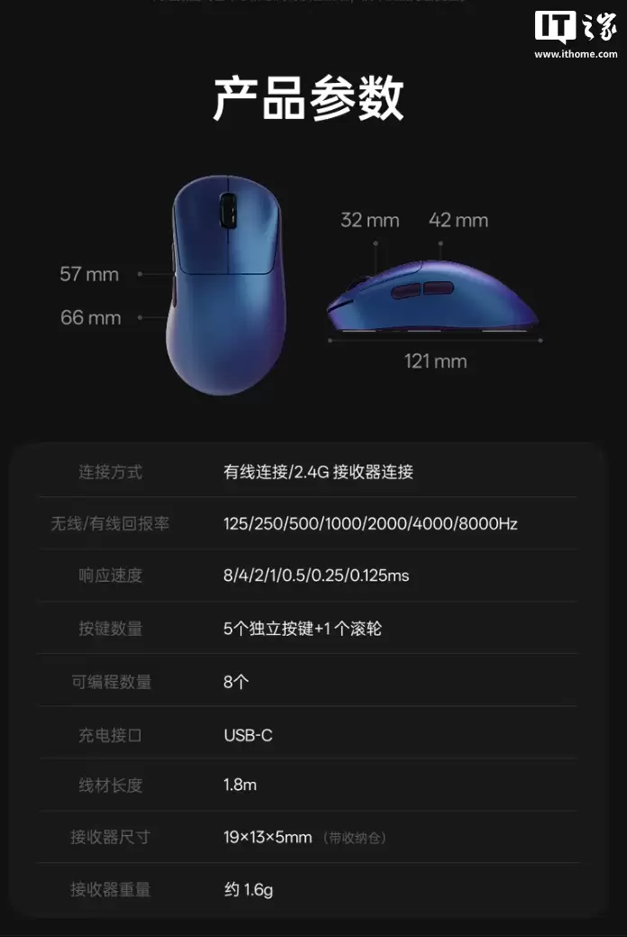 499 元：雷柏 VT3s MAX 大师版鼠标开启新品预约，搭载双 NORDIC 54H20、原相 3950 Ultimate