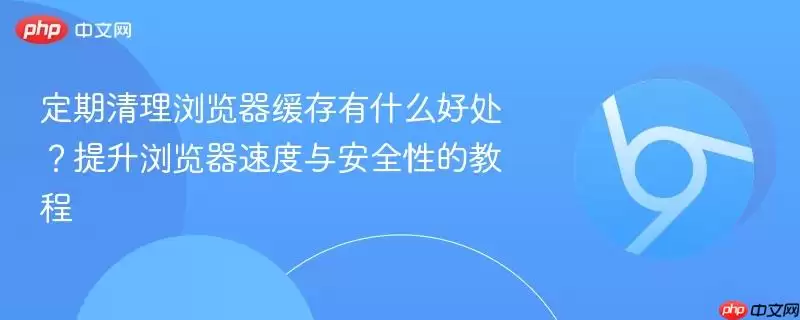定期清理浏览器缓存有什么好处？提升浏览器速度与安全性的教程