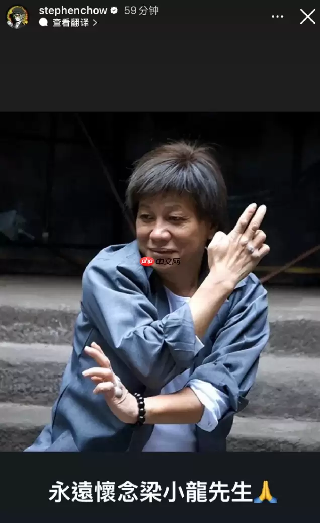 曾饰演陈真、“火云邪神”的功夫影星梁小龙于 1 月 14 日不幸逝世