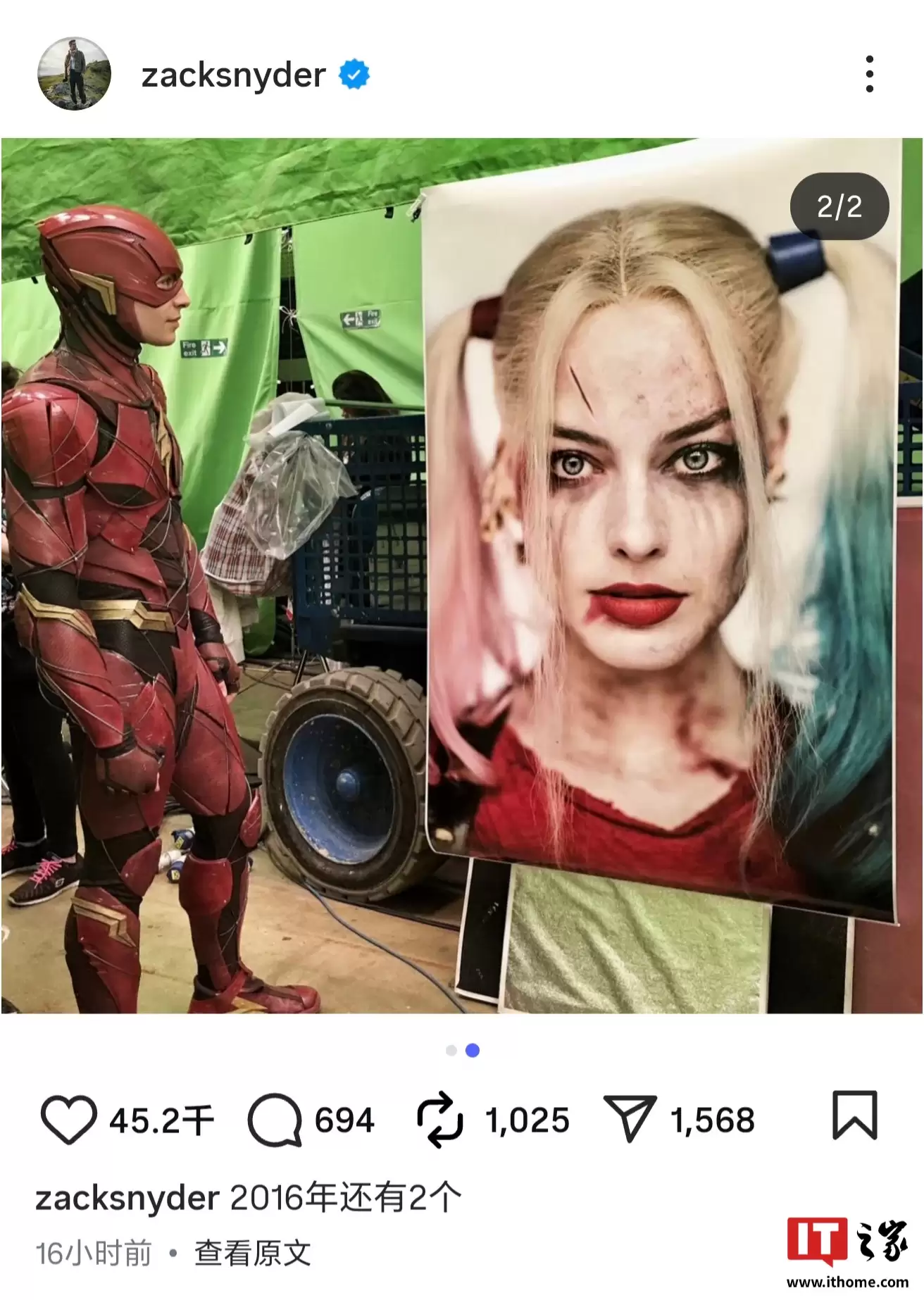 DCEU 遗产：扎克·施奈德导演释出亨利·卡维尔版《超人》《正义联盟》未公开剧照