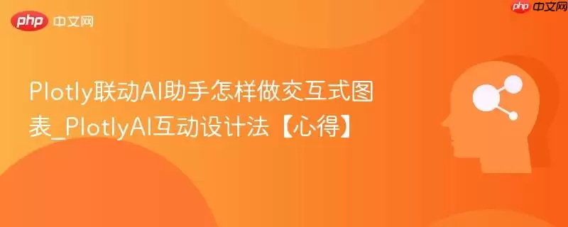 Plotly联动AI助手怎样做交互式图表_PlotlyAI互动设计法【心得】