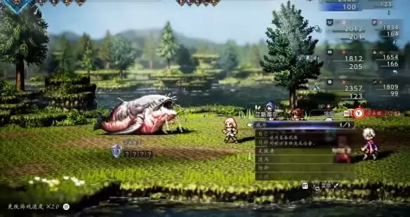 八方旅人0支线⑧垂钓河中鱼王任务流程 垂钓河中鱼王图文攻略