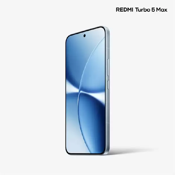 REDMI Turbo 5 Max外观首次亮相：优雅大R角+金属中框 最具旗舰质感性能机