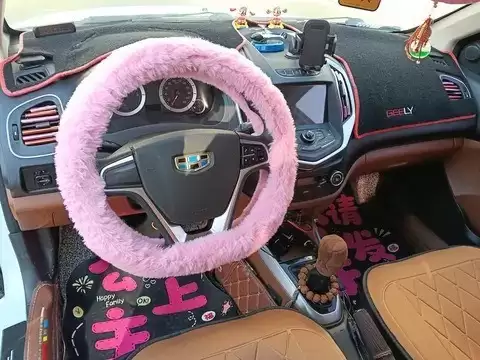 粉嫩车舱里的冬日暖意:爱车焕新记