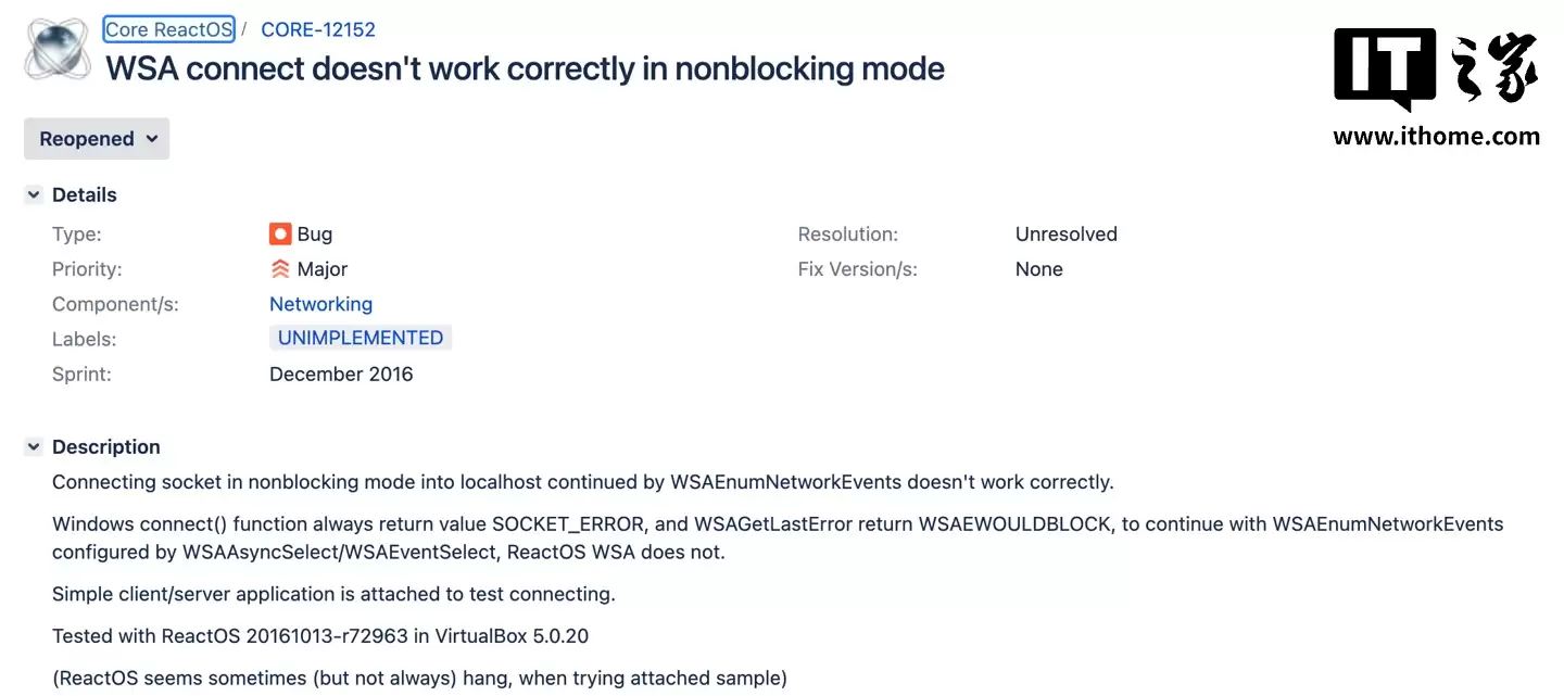 “开源 Windows”ReactOS 终实现异步 TCP 连接支持，网络应用迎来大幅性能提升