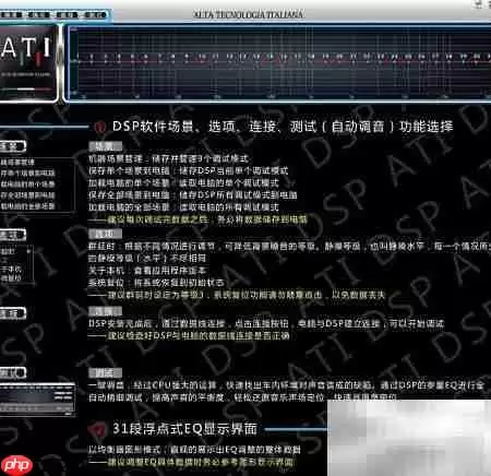 ATI DSP功放玩转指南