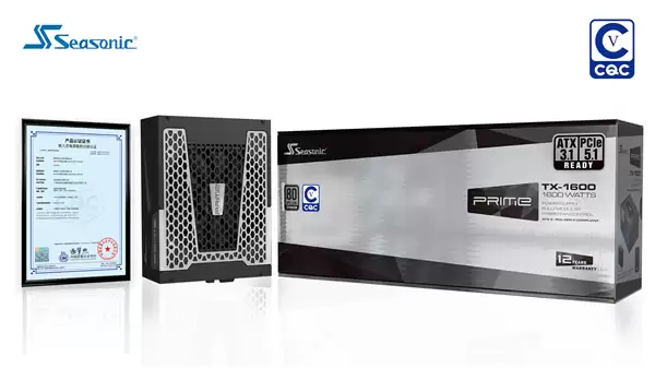 海韵1600W电源率先通过国家CQC五级能效认证：双重钛金