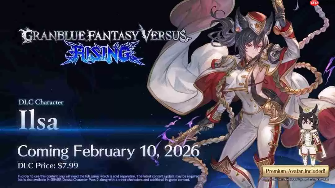 《碧蓝幻想Versus：崛起》新角色伊尔莎公布