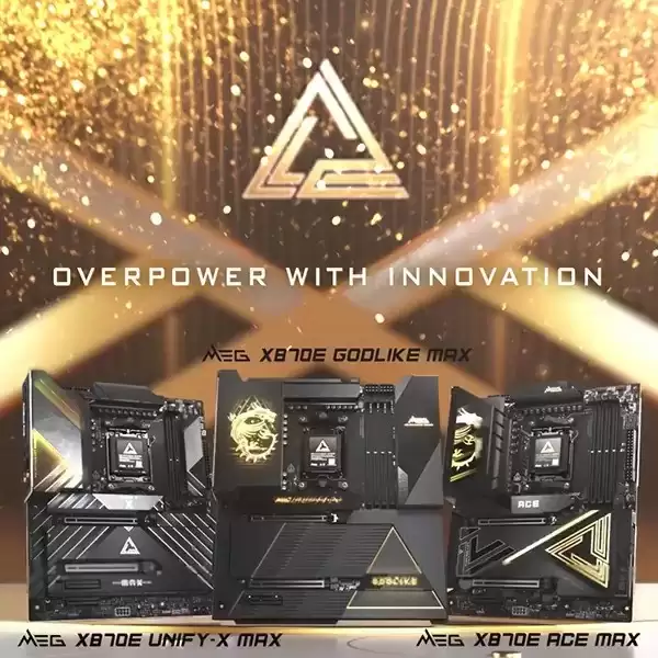 微星公布 MEG X870E GODLIKE MAX “超神”主板外观