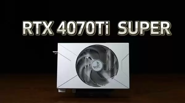 西风RTX 4070 Ti Super樱吹雪X单风扇显卡即将发布