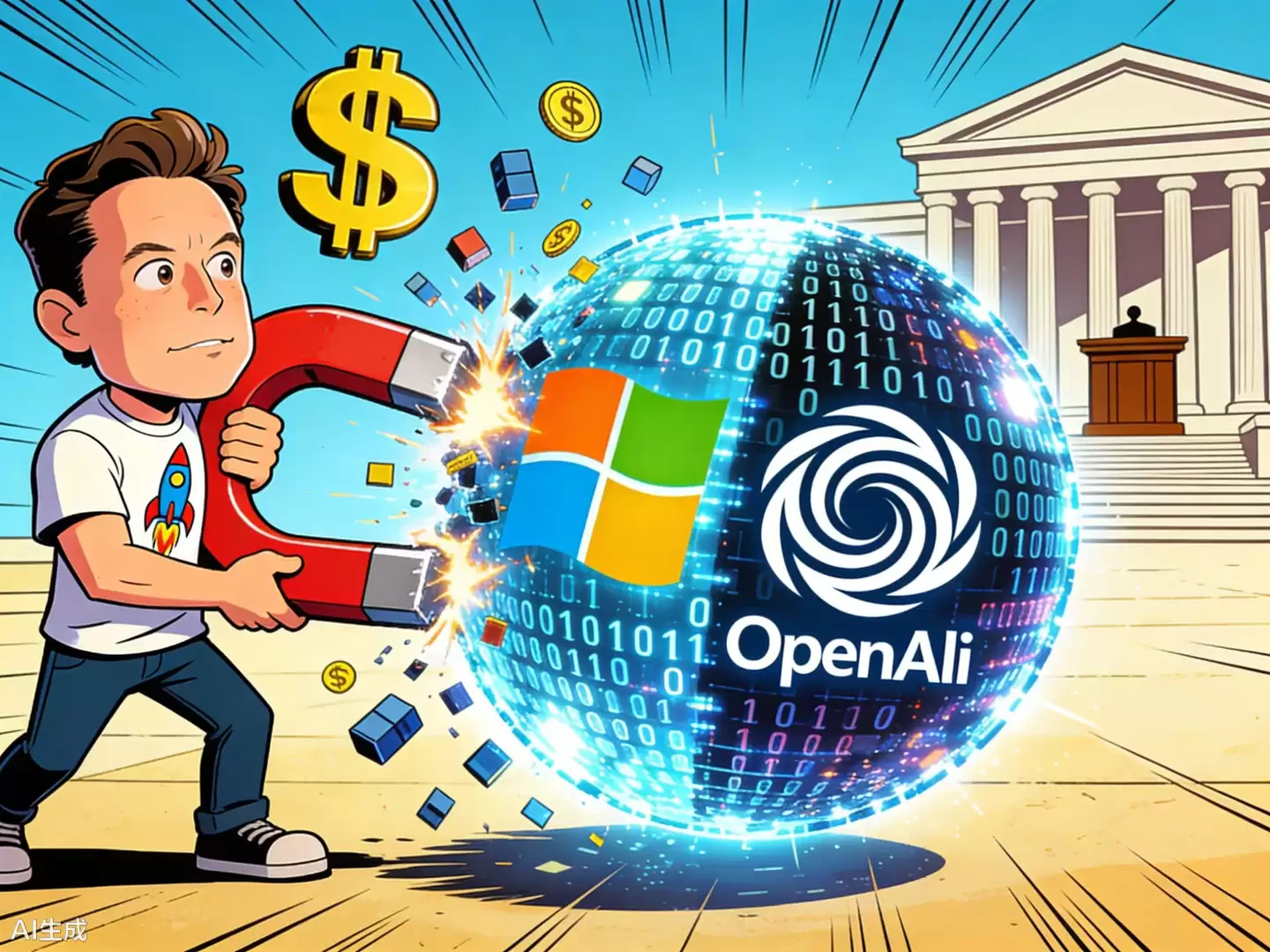 1340 亿美元！奥特曼反击称马斯克“现编魔幻算法勒索”OpenAI