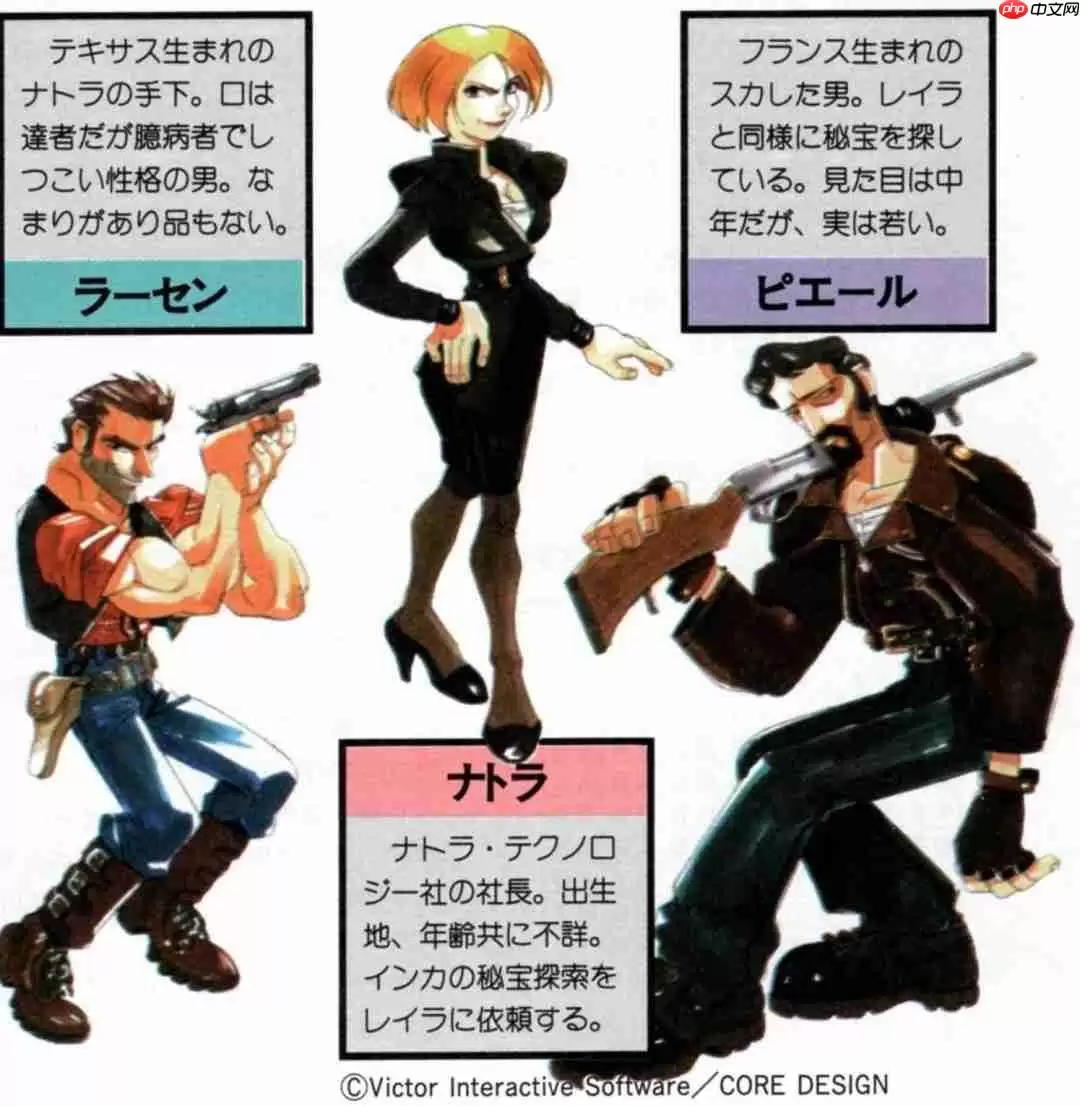 成漫画少女了！ 日版《古墓丽影》初代劳拉修改形象曝光