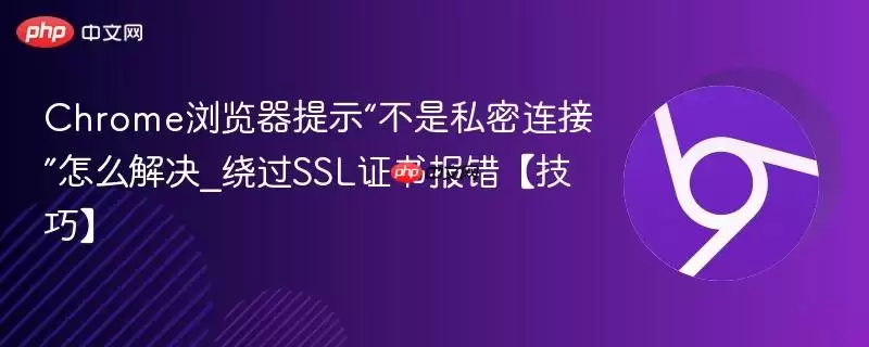 Chrome浏览器提示“不是私密连接”怎么解决_绕过SSL证书报错【技巧】