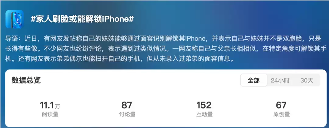面容ID现漏洞?长相相似者竟可解锁他人iPhone