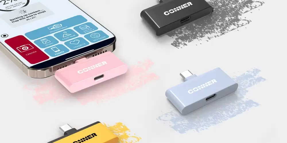 昔日机械硬盘厂商 Conner 重生,带来充电头 + 移动固态硬盘二合一设备