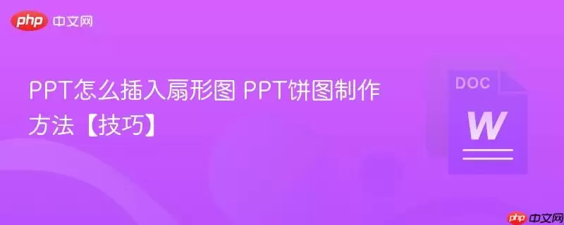 PPT怎么插入扇形图 PPT饼图制作方法【技巧】