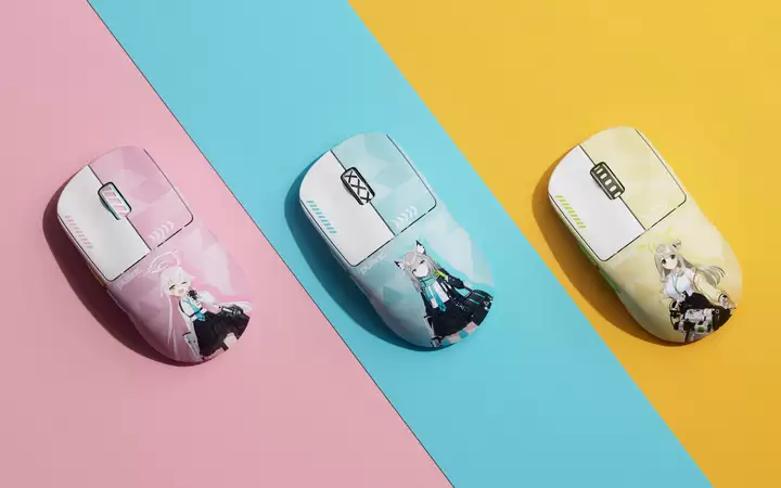 Pulsar 派世推出《蔚蓝档案》联名鼠标，阿拜多斯三角色主题