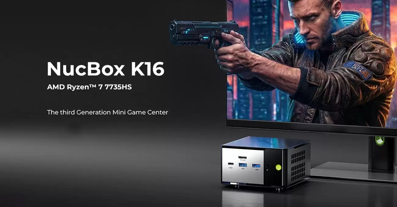 极摩客发布海外版NucBox K16迷你主机:R7 7735HS加持,支持外接显卡