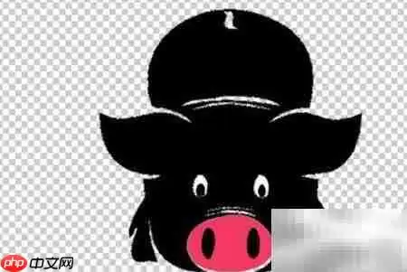 设计独特的猪头标志